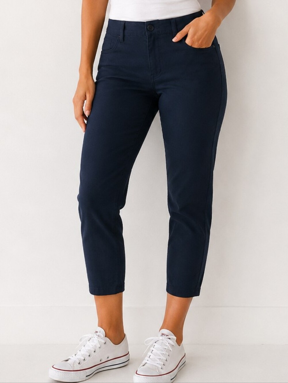 💥💙 Old Navy Classic Navy Pixie High Rise Pants
